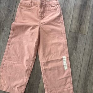 Pink Pants stretch, and crop length